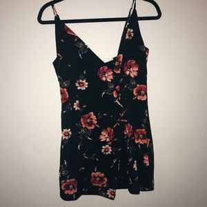 Black floral dress!